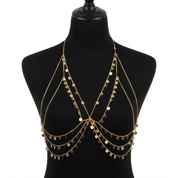 Dainty Crystal Y-Shape Body Necklace