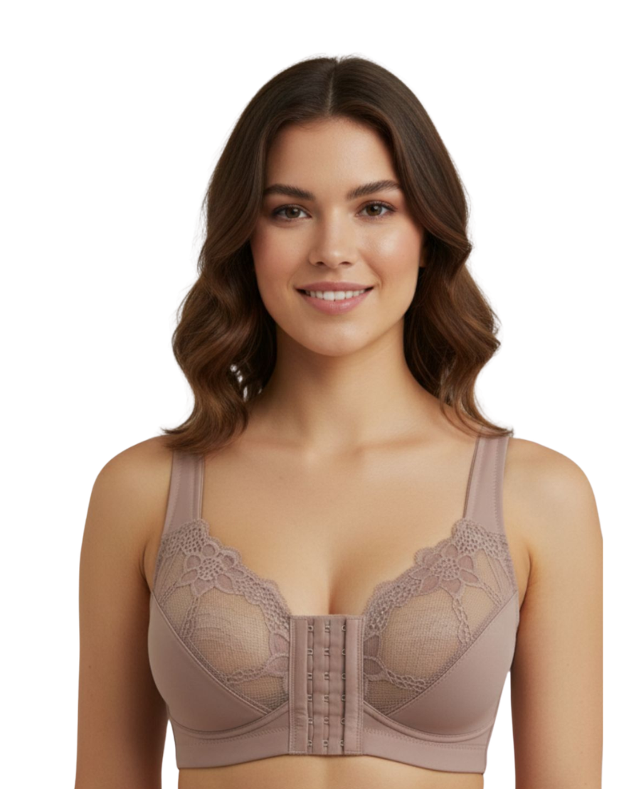 NYXTA FRONT CLOSURE BRA-BRN