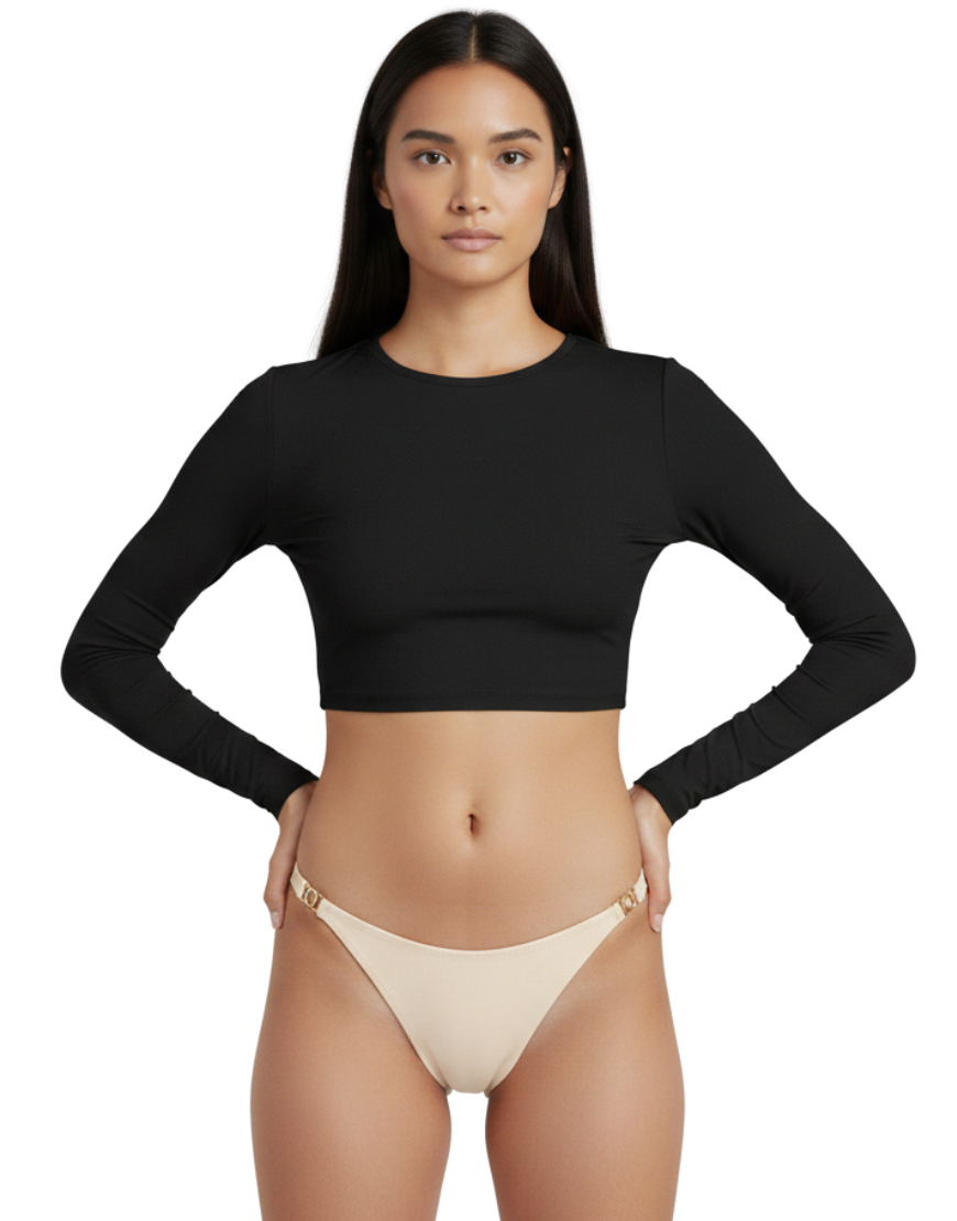 Nyxta Low waist Laser Cut Stylish Panty-OFFWHITE