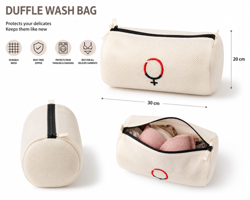 3D Spacer Mesh Duffle Laundry Wash Bag