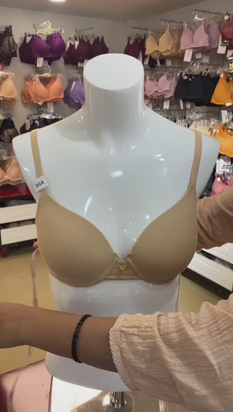 NYXTA LASER CUT SUPER SOFT BRA WITH WIDE STRAPS - LILAC