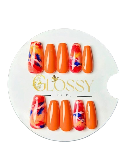 GDL Nail Art-Sunset Bloom
